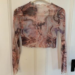 See through marble top